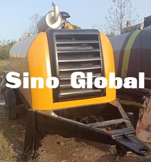 مضخة مقطورة خرسانة صفراء مستعملة HBT8018C ساني 180kw 2200rpm