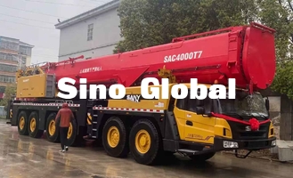 ساني SAC4000T7 مستعملة شاحنة كرين 400T سعة 80 كم / ساعة سرعة السفر