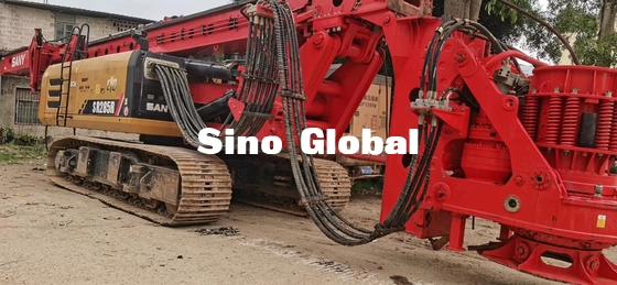 Sany SR285R 2018 جهاز حفر دوراني مستعمل 5 ~ 24 Rpm 300KW