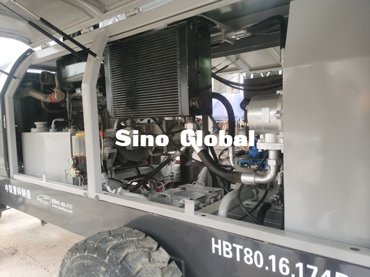 مضخة خط المقطورة اليدوية الثانية 174KW قوة S Valve Type HBT80.16.174RSU