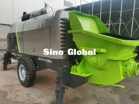 مضخة خط المقطورة اليدوية الثانية 174KW قوة S Valve Type HBT80.16.174RSU