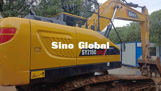 ساني SY215 ACE تستخدم حفارة مجنزرة مع نموذج المحرك ايسوزو AM-4HK1X