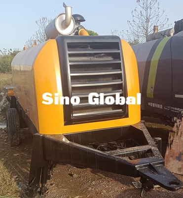 مضخة مقطورة خرسانة صفراء مستعملة HBT8018C ساني 180kw 2200rpm