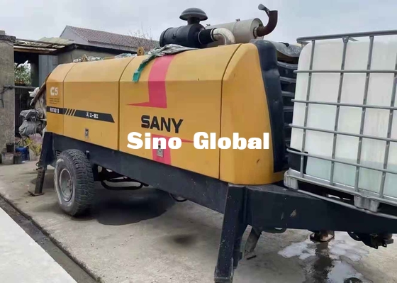 ساني HBT8018 C5 مستعملة مضخة مقطورة خرسانة 180kw S Valve Type