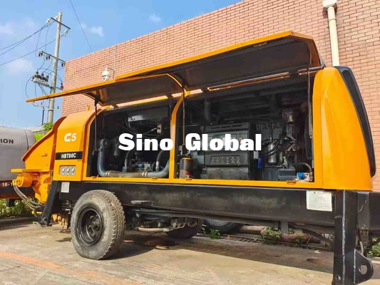 ساني ديزل مستعملة لمضخة الخرسانة S Valve Type 180KW قوة
