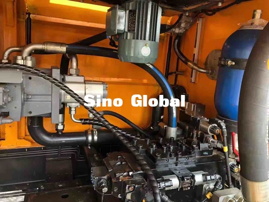 HBT6013 ساني تستخدم مضخة الخرسانة المثبتة على مقطورة 90KW S Valve Type