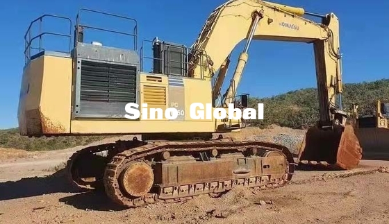 514KW القوة المستخدمة حفارة الزاحف كوماتسو 1250 نموذج 170 ملم السكتة الدماغية