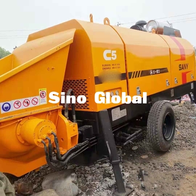 HBT12020C ساني Trailer مضخة الخرسانة المستعملة 297kw 1900rpm