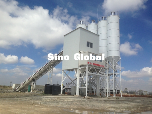 HZS180 ساني Batching Plant ، مصنع خلط الخرسانة 180m3 / h الإنتاجية