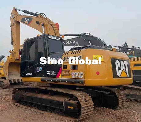 اليد الثانية Caterpillar 320D Excavator 99.9 KW قوة 340L سعة الخزان
